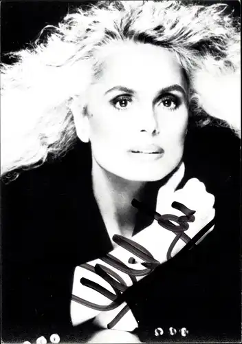 Foto Schauspielerin Daliah Lavi, Portrait, Autogramm