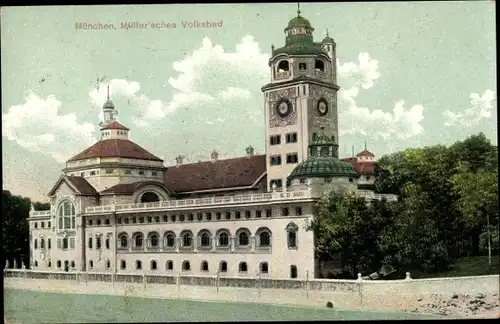Ak München, Müller'sches Volksbad