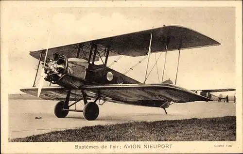 Ak Erstflüge, Flugzeug Nieuport