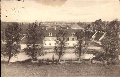 Ak Korsebølle Langeland Dänemark, Teilansicht, Häuser