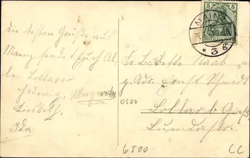 Ak Mainz am Rhein, Eisenbahnbrücke