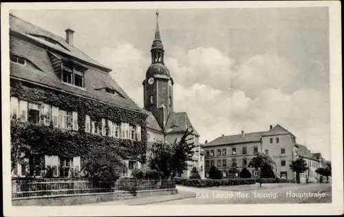 Ak Bad Lausick in Sachsen, Hauptstraße