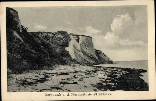 Ak Vitte Insel Hiddensee, Dornbusch, Nordostküste