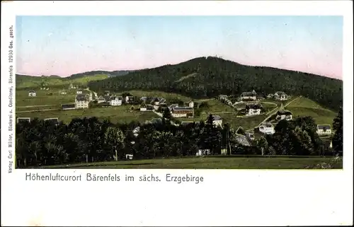 Ak Bärenfels Altenberg im Erzgebirge, Gesamtansicht