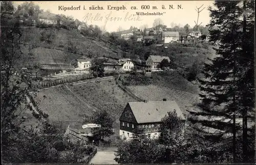 Ak Kipsdorf Altenberg im Erzgebirge, Wilhelmshöhe