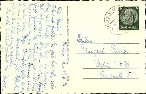 Ak Lindow in der Mark, Klosterruine