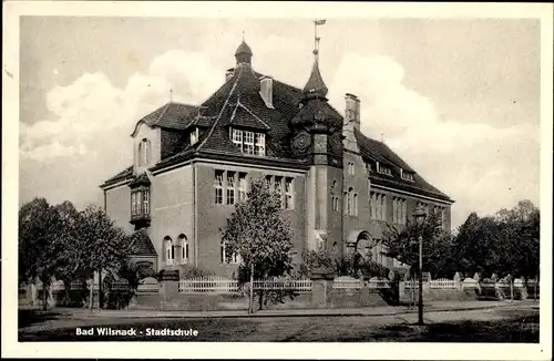 Ak Bad Wilsnack in der Prignitz, Stadtschule