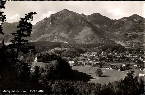 Ak Marquartstein im Chiemgau Oberbayern, Panorama, Hochplatte