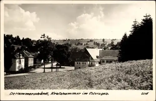 Ak Kratzhammer Altenberg im Erzgebirge, De Hammerschänk