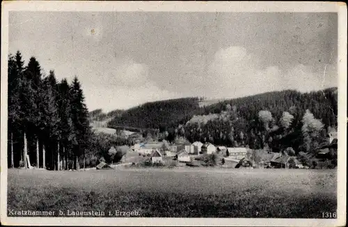 Foto Ak Kratzhammer Altenberg Osterzgebirge, Panorama