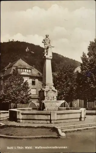 Ak Suhl in Thüringen, Waffenschmiedbrunnen