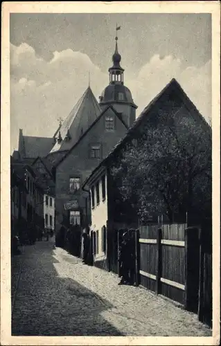 Ak Penig in Sachsen, Friedensstraße, Kirche