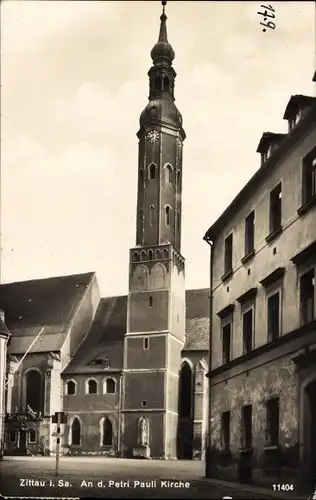 Ak Zittau in der Oberlausitz, Petri Pauli Kirche
