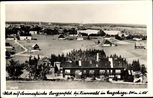 Foto Ak Zinnwald Georgenfeld Altenberg im Erzgebirge, Panorama