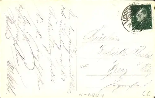 Foto Ak Leutenberg in Thüringen, Ortsansicht, Kirche