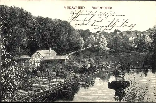 Ak Merscheid Ohligs Solingen, Bechermühle