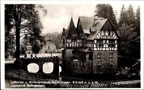 Ak Meinerzhagen im Sauerland, Jagdschloss Badinghagen