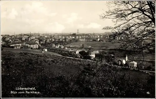 Ak Lüdenscheid im Märkischen Kreis, Panorama vom Parkhaus aus