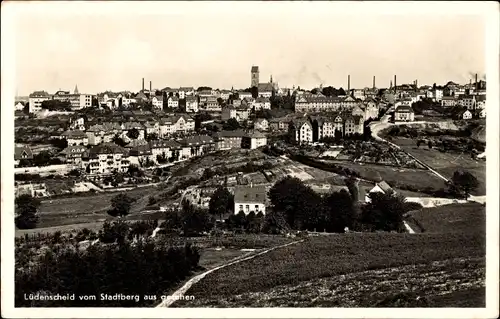 Ak Lüdenscheid im Märkischen Kreis, Totale vom Stadtberg aus