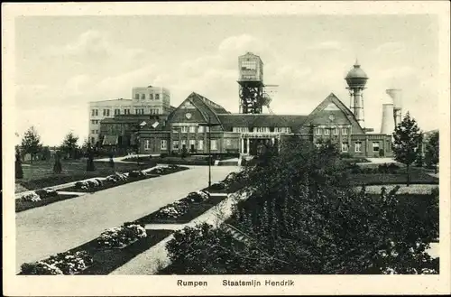 Ak Rumpen Limburg Niederlande, Staatsmijn Hendrik