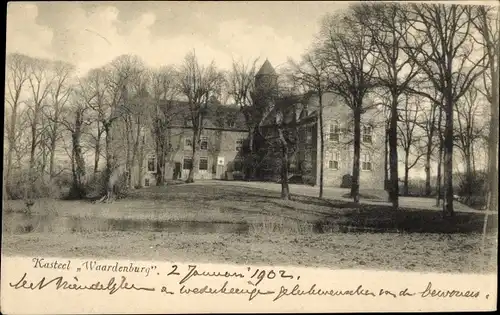 Ak Waardenburg Gelderland Niederlande, Kasteel