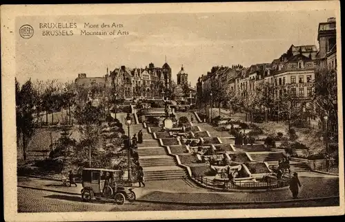 Ak Brüssel Brüssel, Mont des Arts