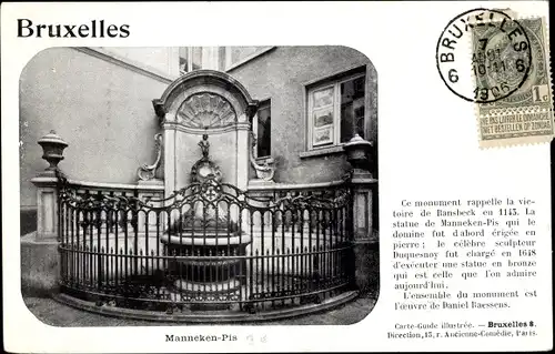 Ak Brüssel Brüssel, Manneken-Pis