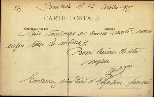 Ak Meknes Marokko, Blick auf Baracken