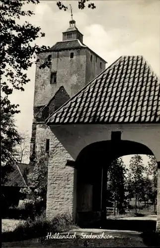 Ak Haarzuilens Vleuten Utrecht Niederlande, Toren Ridderhofstad de Hans