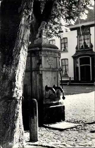 Ak Wijk bij Duurstede Utrecht, Old City Pump