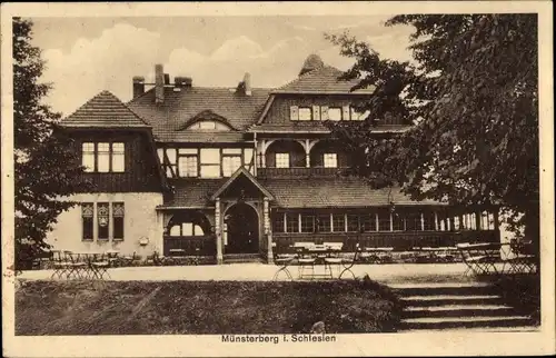 Ak Ziębice Münsterberg Schlesien, Karl-Hartmannbaude