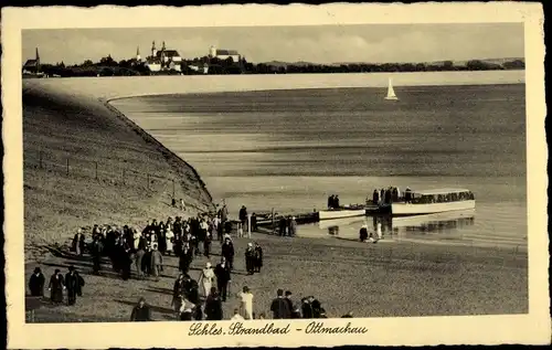 Ak Otmuchów Ottmachau Schlesien, Schlesisches Strandbad