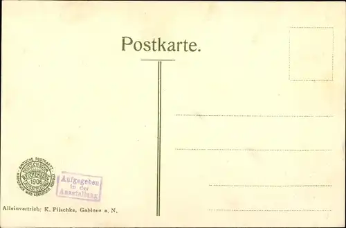 Künstler Ak Liberec Reichenberg Stadt, Hauptgebäude der Deutschböhmischen Ausstellung 1906