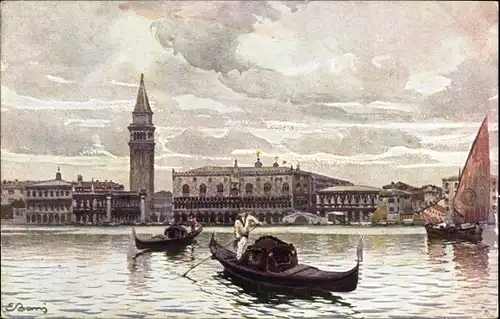 Künstler Ak Venezia Venedig Veneto, Panorama