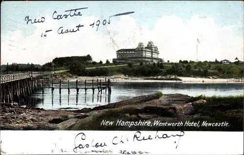 Ak New Castle New Hampshire USA, Wentworth Hotel