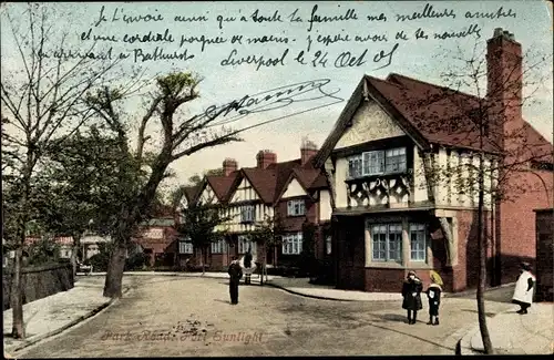 Ak Port Sonnenlicht Nordwestengland, Park Road