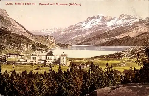 Ak Maloja Kanton Graubünden, Kursaal, Silsersee