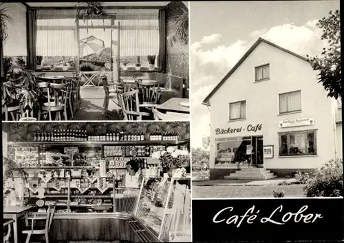 Ak Apelern in der Grafschaft Schaumburg, Bäckerei und Café Lober, Pohler Straße 2