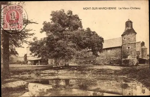 Ak Mont sur Marchienne Charleroi Wallonien Hennegau, Le Vieux Chateau