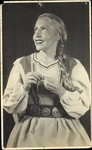 Foto Ak Schauspielerin, Portrait, Autogramm