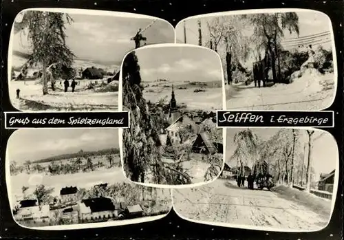 10 alte Ak Seiffen im Erzgebirge, diverse Ansichten