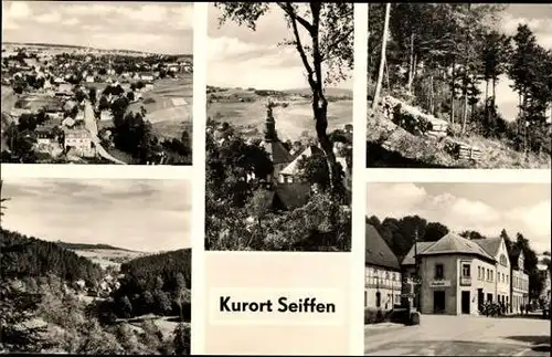 10 alte Ak Seiffen im Erzgebirge, diverse Ansichten