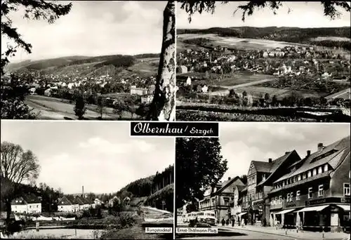 11 alte Ak Olbernhau im Erzgebirge, diverse Ansichten