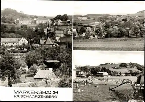 Ak Markersbach Bad Gottleuba in Sachsen, diverse Ansichten