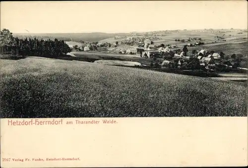 Ak Herrndorf Hetzdorf Halsbrücke Sachsen, Panorama