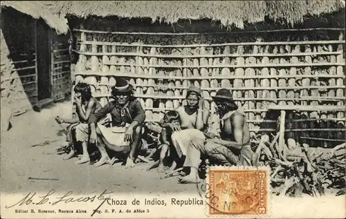 Ak Argentinien, Choza de Indios