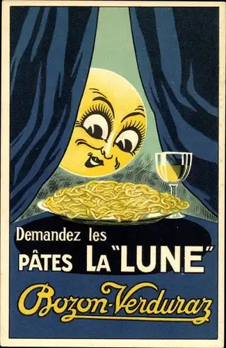 Ak Pates La Lune, Bozon-Verduraz