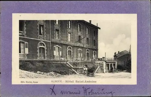 Ak Auboué Lothringen Meurthe et Moselle, Hotel Saint-Antoine