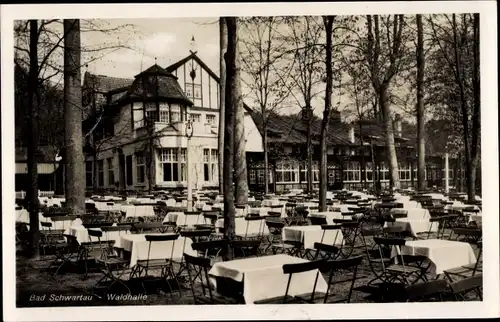 Ak Bad Schwartau in Ostholstein, Waldhalle, Gasthaus