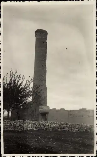 Foto Ak Malatya Türkei, Minarett-Ruine, Turm